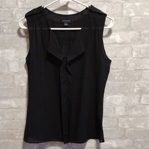 Women's Black Sleeveless Top